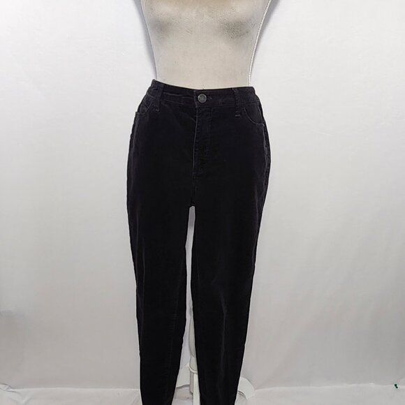 Talbots Women's Size 8 Black Five Pocket Belt Loop Corduroy Jegging Pants - Picture 2 of 15